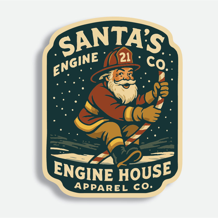 Christmas '25 - Santa's Engine Co. Decal