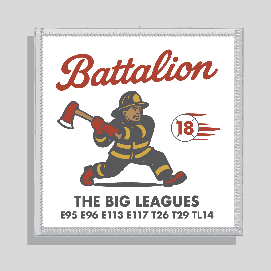 Battalion 18 "The Big Leagues" Patch