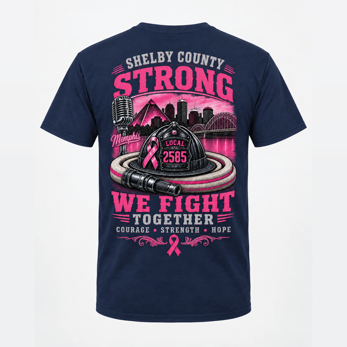 IAFF 2585 Breast Cancer Awareness - Youth Tee