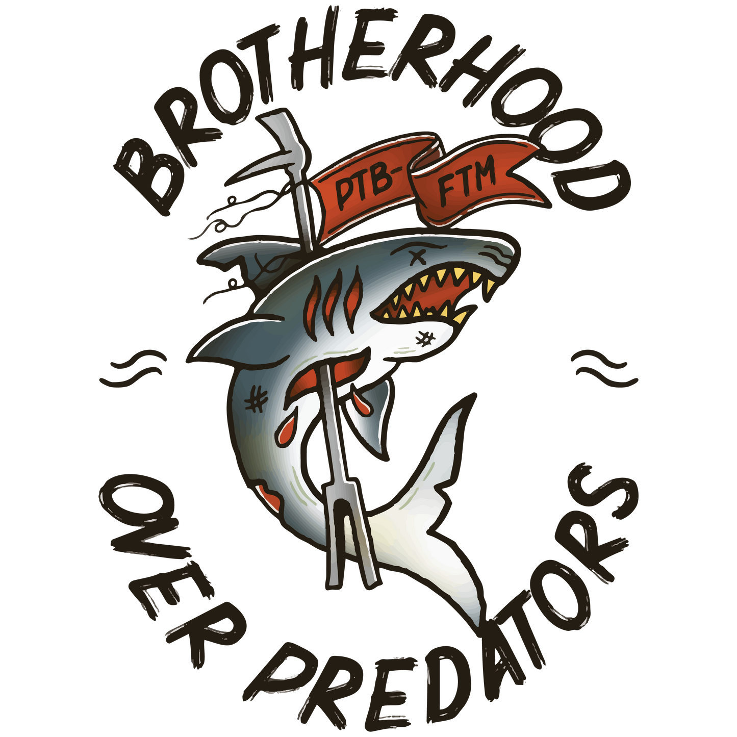 Brotherhood over Predators Decal